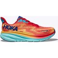 Hoka OneOne W Clifton 9 running shoes Cerise/Cloudless