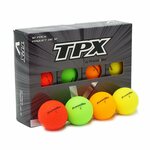 PowerBilt TPX V Matta golfpallo-värimix (12kpl)