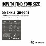 Rehband QD Ankle Support 3 & 1.5 z.B. nilkkatuki