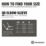 Rehband QD Elbow Sleeve 3 & 1.5 per esempio kyynärtuki