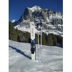 KARSKI XL Gliding Snowshoes + Karski Pivot vendajes + Karski teleskooppipalos